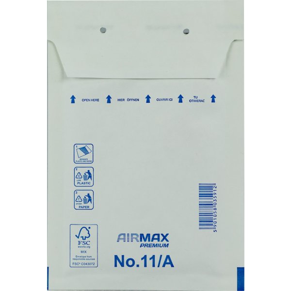 AirMax Bubbelkuvert | 11/A-W1 | 120x175 mm | Vit