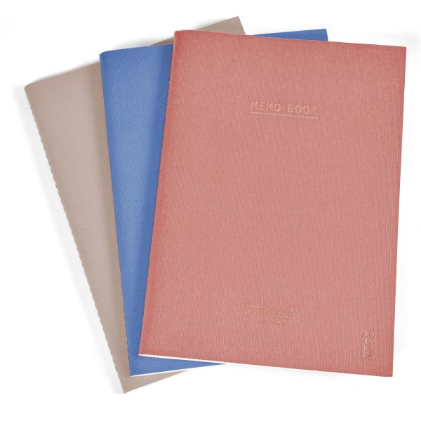 Kozo Premium Skrivhäfte | A5 | Linjerat | 3-pack