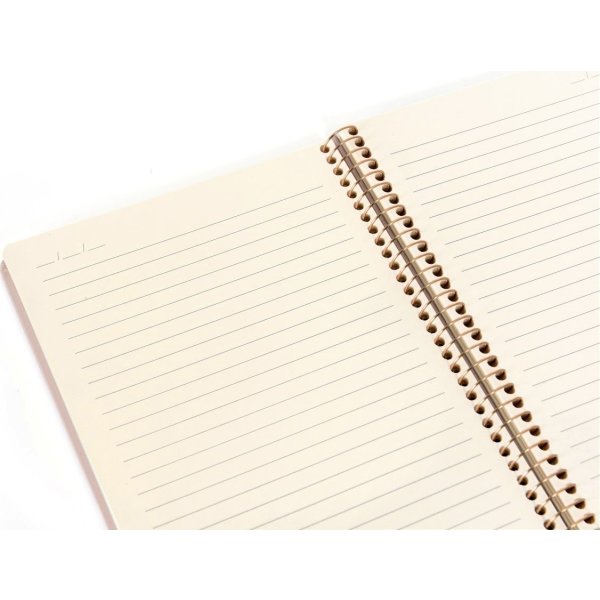 Kozo Premium Anteckningsbok | A5 | Linjerat | Sand