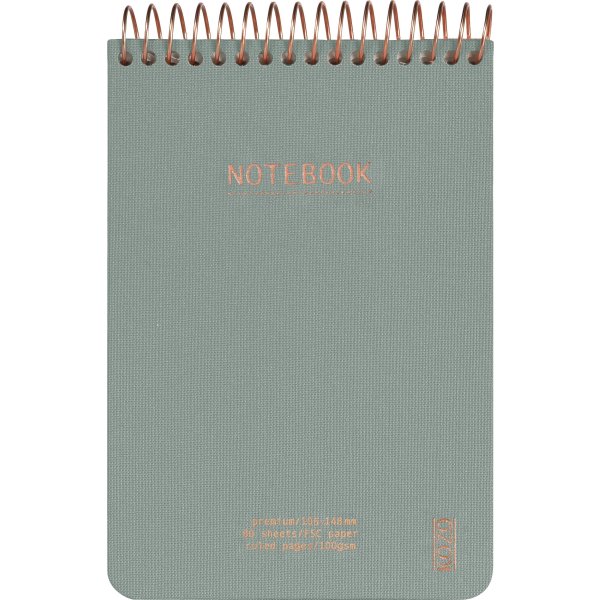 Kozo Premium Anteckningsbok, A6, Linj., Aloe Vera