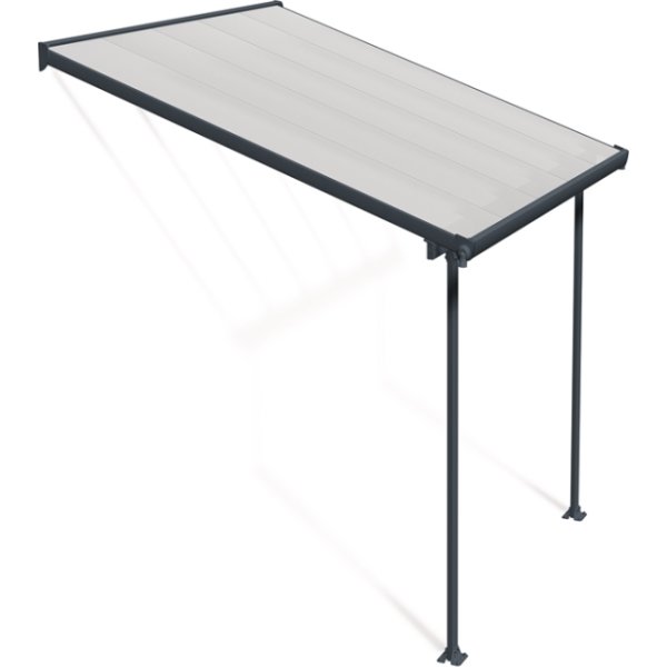 Palram Canopia Feria skärmtak, 9 m2, grå