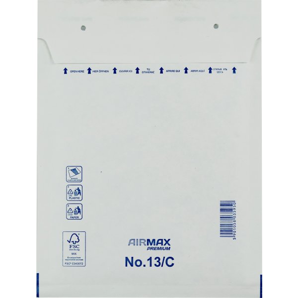 AirMax Bubbelkuvert | 13/C-W3 | 170x225 mm | Vit