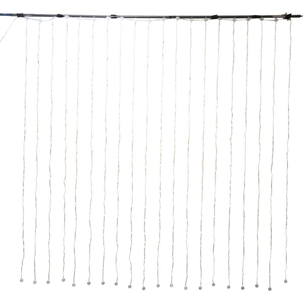 Gardinslinga, 400 LED, 200x200 cm