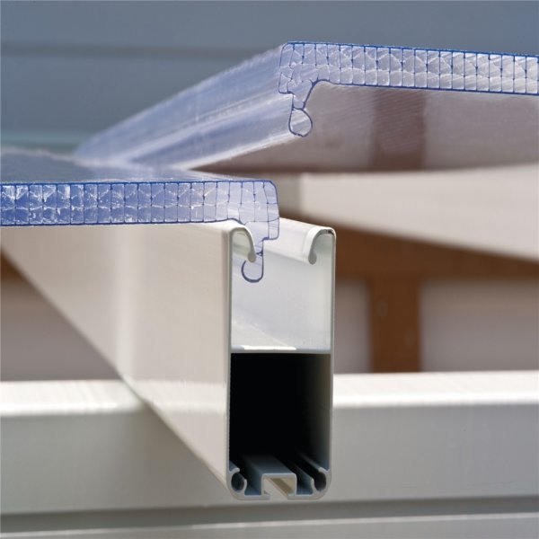 Palram Canopia Feria skärmtak, 4x4,2m, vit