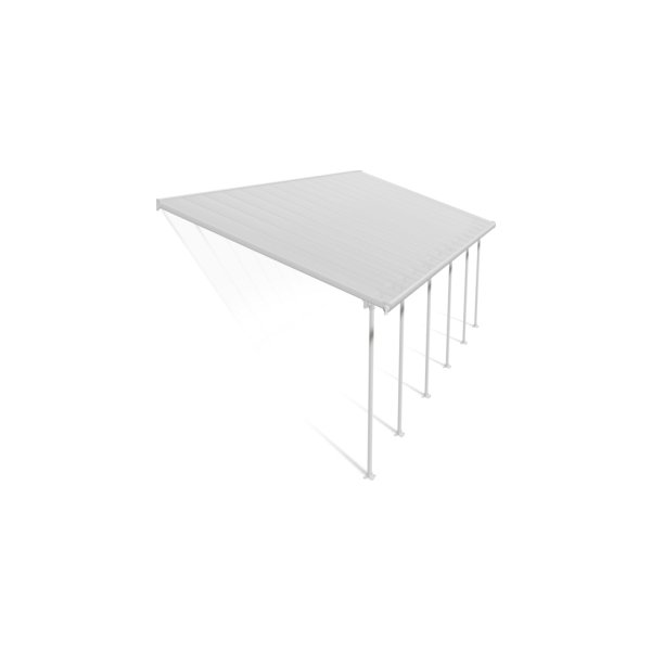 Palram Canopia Feria skärmtak, 4x10,3m, vit