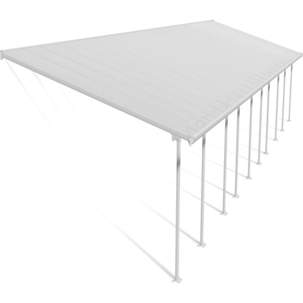 Palram Canopia Feria skärmtak, 4x14,5m, vit