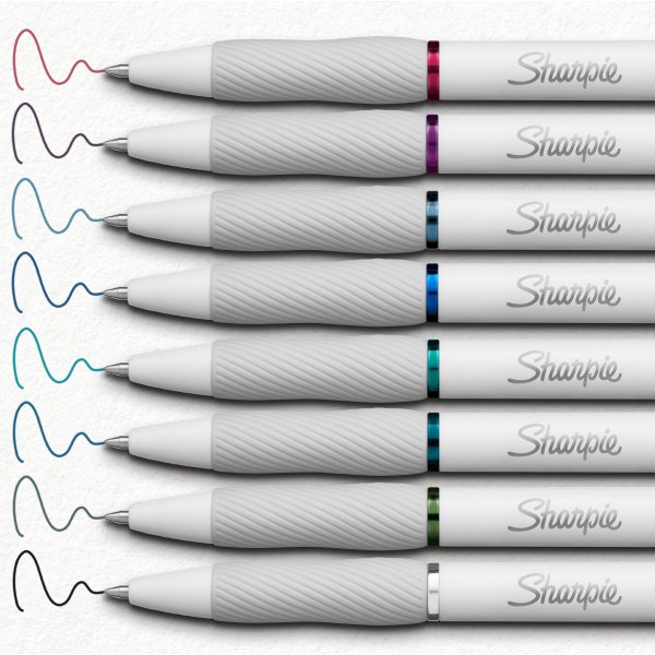 Sharpie S-Gel Rollerball-penna i 8 olika färger