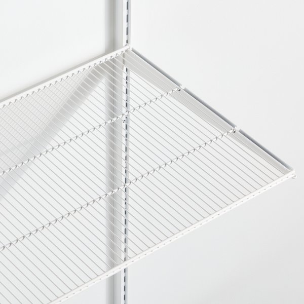 Elfa Decor trådhylla 40, längd 607 mm, matt vit