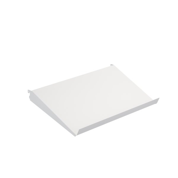 Elfa Decor metallhylla med lutning, B60, matt vit