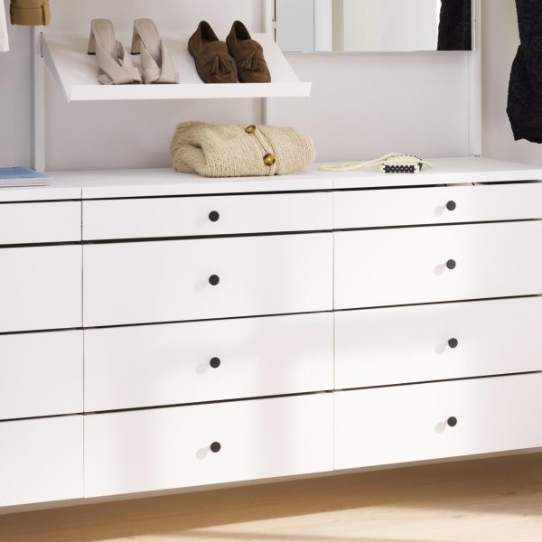 Elfa Decor platt beslag, matt svart