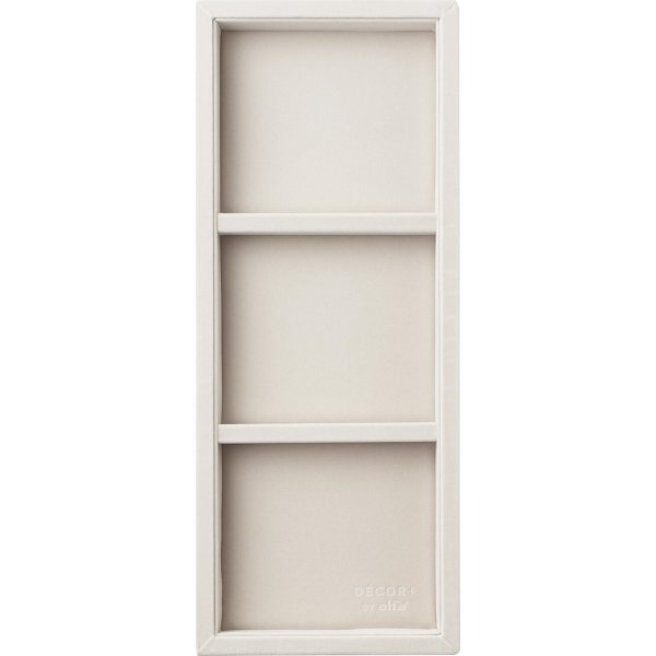 Elfa Decor liten lådinsats, 3 sektioner, grå