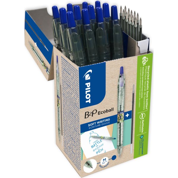 Pilot Bottle2Pen Ecoball Greenpack | Blå