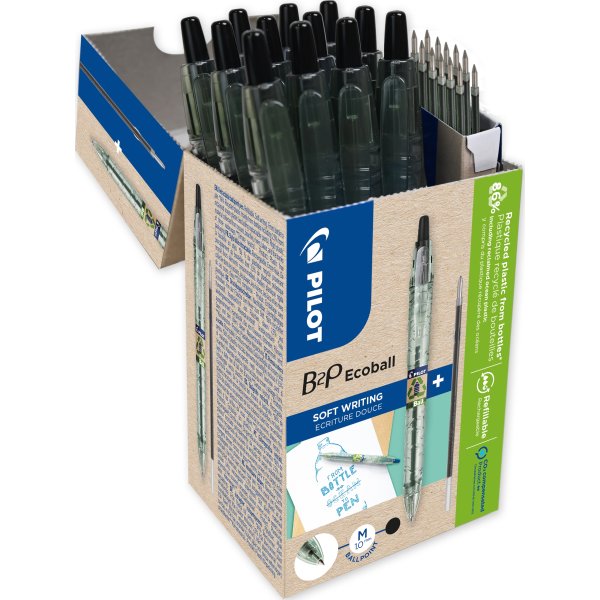 Pilot Bottle2Pen Ecoball Greenpack | Svart