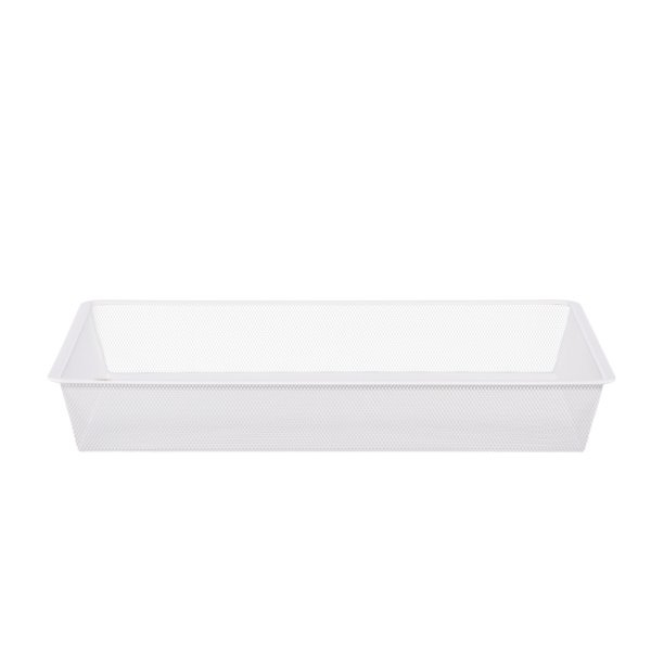 Elfa Decor låg nätkorg 40, längd 581 mm, matt vit