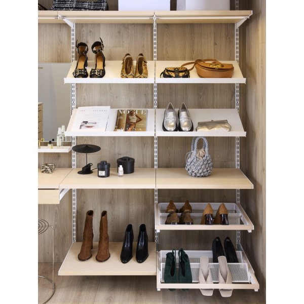 Elfa Decor skoinsats, W60/D40, matt vit