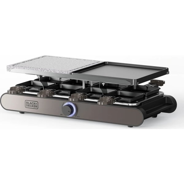 Black+decker Raclettegrill, svart