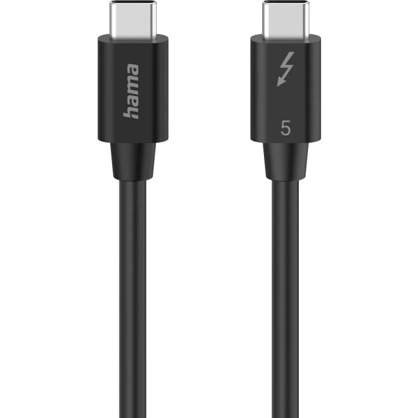 Hama Kabel USB-C Thunderbolt, svart