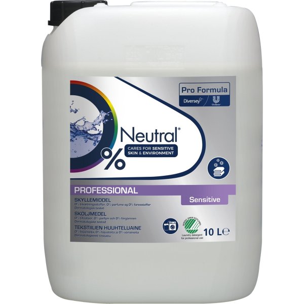 Neutral Pro Sköljmedel, Sensitive, 10L