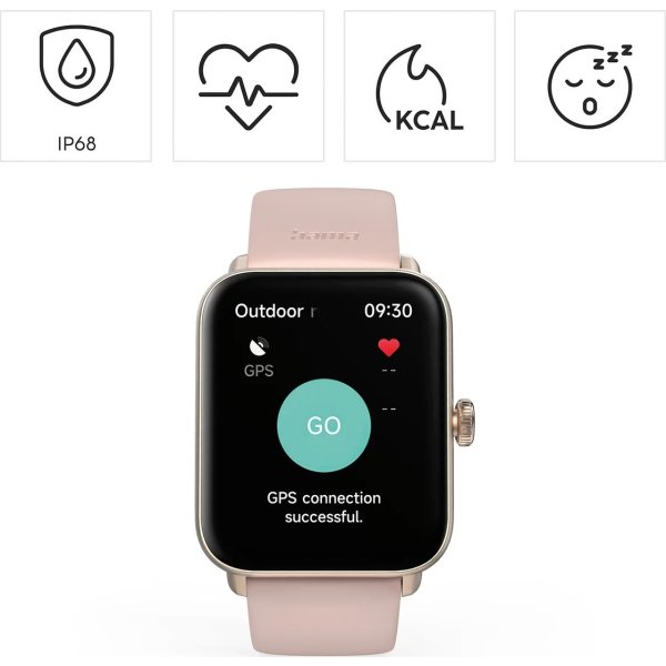 Hama SmartWatch 6010, roséguld