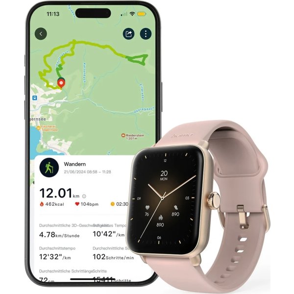 Hama SmartWatch 6010, roséguld