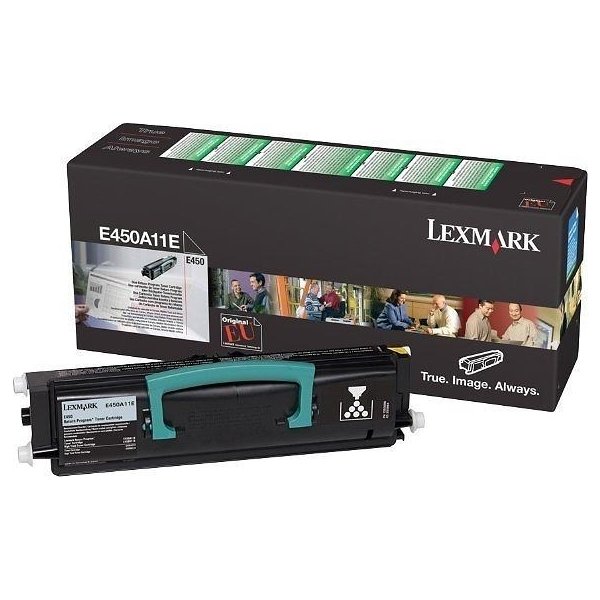 Lasertoner Lexmark E450A11E Svart 6000 sidor