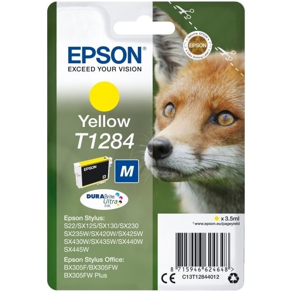 Bläckpatron Epson Nr. T1284/C13T12844012 Gul 175