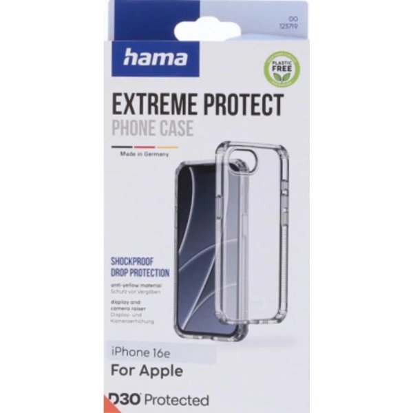 Hama Mobile Cover Protect Iphone 16e, transparent