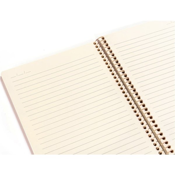 Kozo Premium Anteckningsbok | A4 | Linjerat | Sand