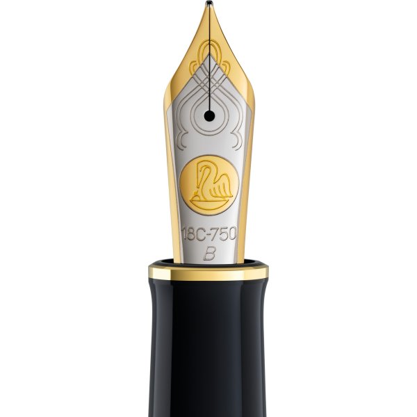 Pelikan Souverän 1000 Reservoarpenna/B/ svart/grön