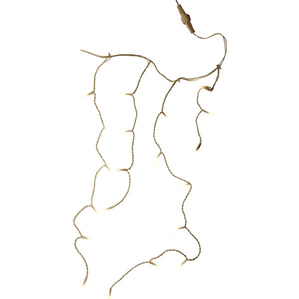 Ljusslinga Istappar m/400 LED, 7,9m, varmvit