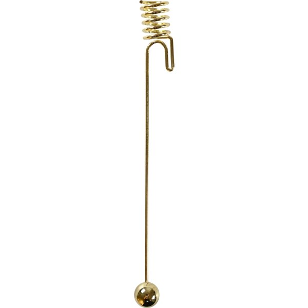 Julljushållare 6st, H 16,7xØ 1,1cm, guld