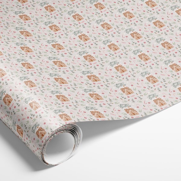 Presentpapper, H70 x B1000cm, 10m/rll, vit & brun