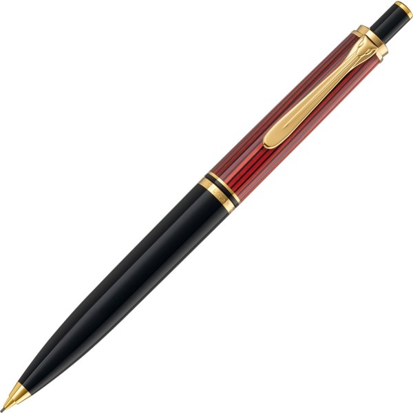 Pelikan Souverän 400 stiftpenna, svart/röd