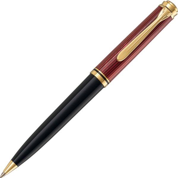 Pelikan Souverän 600 Kulspetspenna, svart/röd