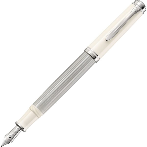 Pelikan Souverän 405 Reservoarpenna, M, vit