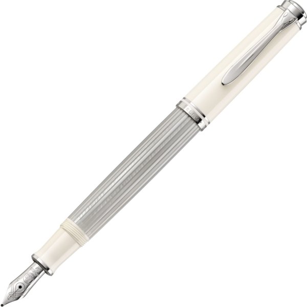 Pelikan Souverän 405 Reservoarpenna, B, vit