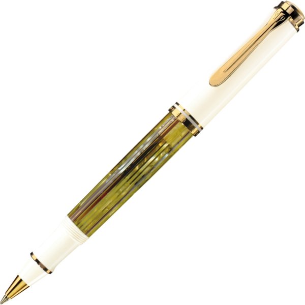 Pelikan Souverän 400 Rollerball penna, tort.vit