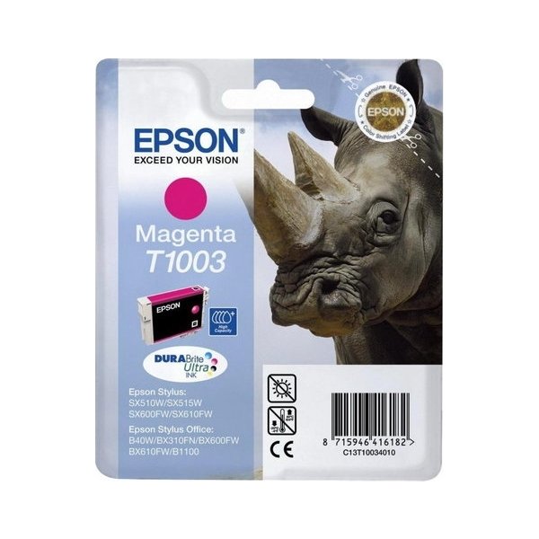 Bläckpatron Epson Nr. T1003/C13T10034010 Röd 800 s