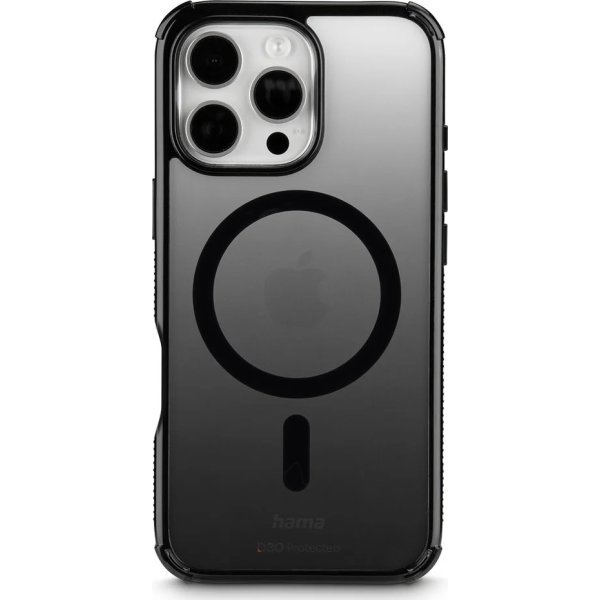 Hama Mobilskal Iphone 16 Pro MagCase, svart