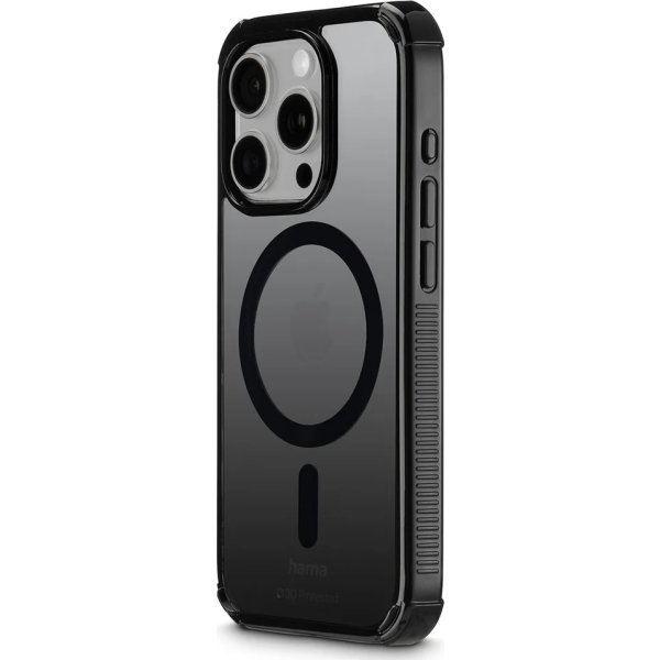 Hama Mobilskal Iphone 15 Pro MagCase, svart