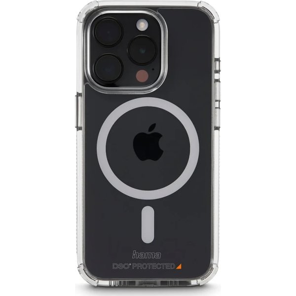 Hama Mobilskal Iphone 15 Pro MagCase, transparent