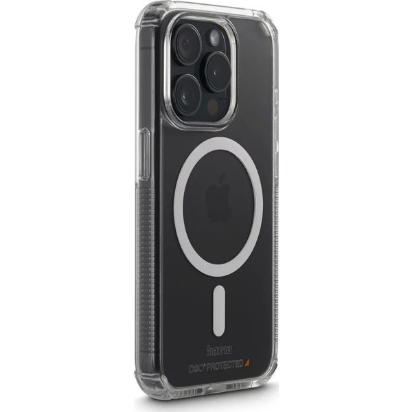 Hama Mobilskal Iphone 15 Pro MagCase, transparent