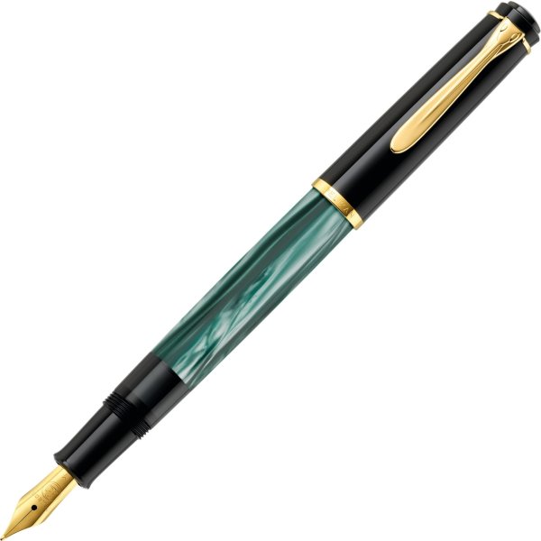 Pelikan Classic 200 Reservoar, B, grönmarmorerad
