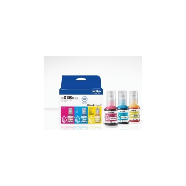 Brother BTD180CLVAL CMY Value Pack, 5000 st