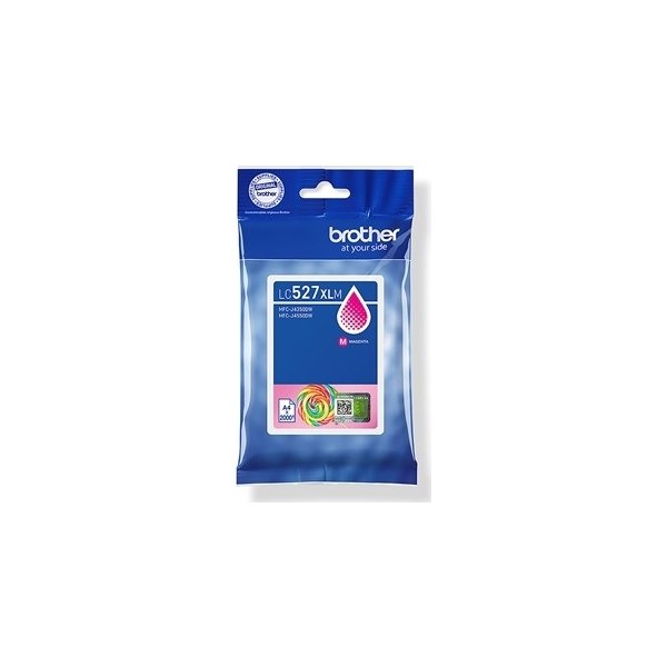 Brother LC527XLM bläckpatroner, 2K, magenta