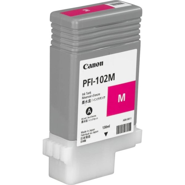 Bläckpatron Canon PFI-102M Röd 130 ml