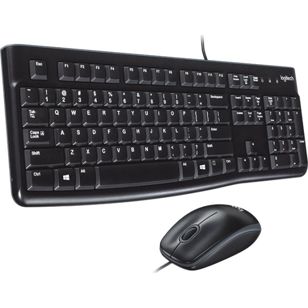 Logitech MK120 mus/tangentbordsset med sladd