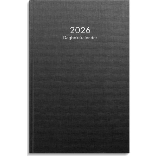 Burde 2026 Dagbokskalender, Svart
