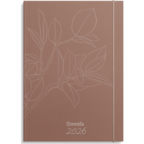 Burde 2026 Kalender Doodle, Inbunden
