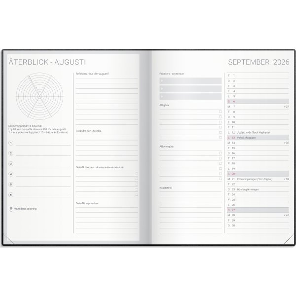 Burde 2026 Kalender, Goal Planner
